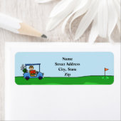 マンインゴルフカート差出人住所ラベル ラベル (インサイチュ)