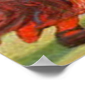 マンインザムーンブラックキャットウィッチこうもり満月フクロウ ポスター (角)