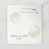 マンインムーンスターズ金ゴールドエスコートカード座席表 プレイスカード (外部開封)