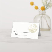 マンインムーンスターズ金ゴールドエスコートカード座席表 プレイスカード (裏面)