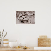 マンウィズベビーカンガルー ポスター (キッチン)