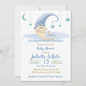 マンオンザムーンベビーシャワー招待状 招待状 (正面)