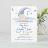 マンオンザムーンベビーシャワー招待状 招待状 (スタンド正面)