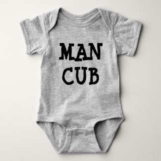 マンカッブ男の赤ちゃんシャツ ベビーボディスーツ