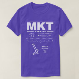 マンカト地方空港MKT Tシャツ