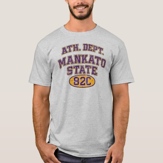 マンカト州立体育会ヴィンテージTシャツ Tシャツ (正面)
