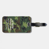 マンカモフラージモノグラム旅行 ラゲッジタグ (裏面横)
