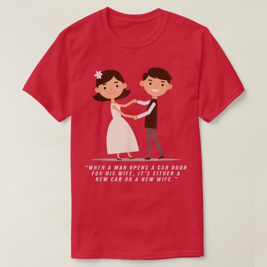 マンカーティーとウェディングパーティーTee Tシャツ (デザイン正面)