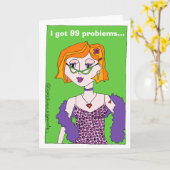 マンガおもしろいで子宮摘出がうまく行く カード (黄色い花)