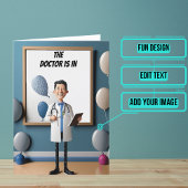 マンガおもしろいドクター誕生日 カード