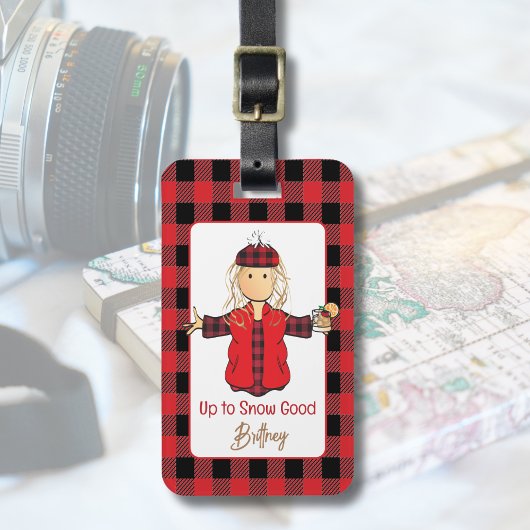 マンガおもしろいーレディスノーことわざウィンタークルーズ ラゲッジタグ