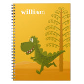 マンガおもしろいー恐竜ジュラ紀ウッドランド ノートブック (正面)