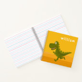 マンガおもしろいー恐竜ジュラ紀ウッドランド ノートブック (内部)