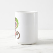 マンガおもしろいー猿キャラクターイラストレーション コーヒーマグカップ (中央)