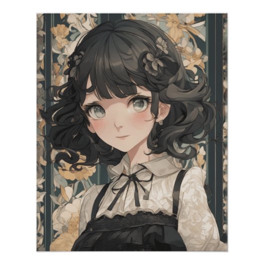 マンガお洒落の夢:リトルブラックドレスファンタジー ポスター (正面)