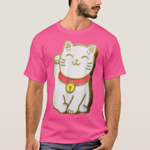 マンガかわいい日本のかわいいラッキーキャットメネキネコジャ Tシャツ