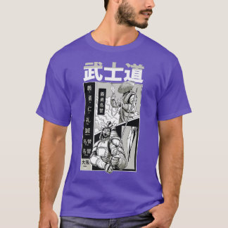 マンガとアニメの侍  Tシャツ