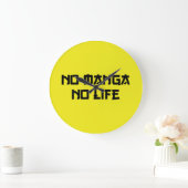 マンガなし ラージ壁時計 (ホーム)