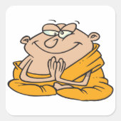 マンガのめい想僧侶 スクエアシール (正面)