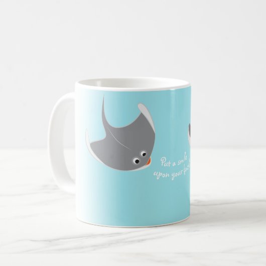 マンガのアカエイ コーヒーマグカップ (正面左)