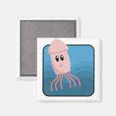 マンガのイカ マグネット (正面/裏面)