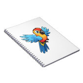 マンガのオウムイラストレーション ノートブック (右側)