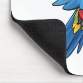 マンガのオウムイラストレーション マウスパッド (コーナー)