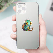 マンガのカメレオン シール (スマートフォン)