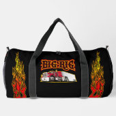 マンガのカーゴトラック「ビッグリグ」 ダッフルバッグ (裏面)