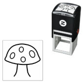 マンガのキノコの自己印鑑 セルフインキングスタンプ (インサイチュ)
