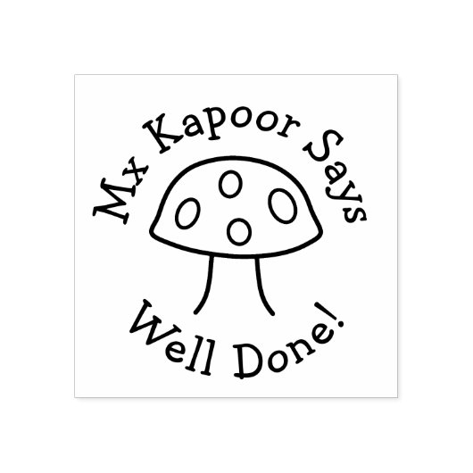 マンガのキノコよく行われたゴムのスタンプ ラバースタンプ (インプリント)