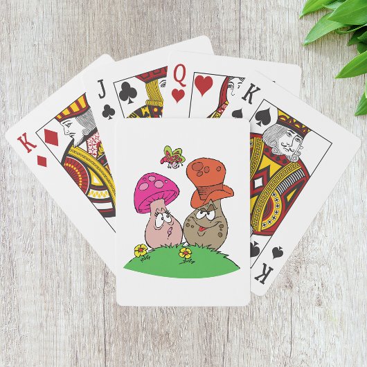 マンガのキノコトランプ トランプ