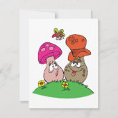 マンガのキノコ招待状 招待状 (正面)