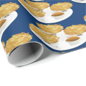 マンガのキャラクタのLatkesのアップルソースのサワークリーム ラッピングペーパー (ロールコーナー)