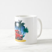 マンガのキャンパー コーヒーマグカップ (正面右)