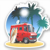 マンガのキャンパー シール (正面)