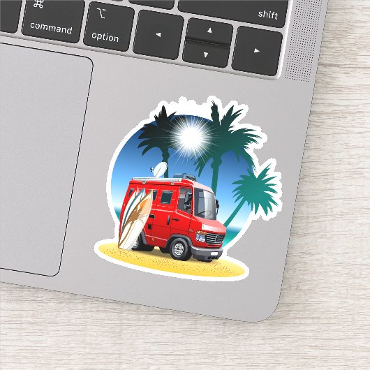 マンガのキャンパー シール (詳細)