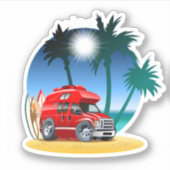 マンガのキャンパー シール (正面)