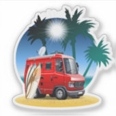 マンガのキャンパー シール (正面)