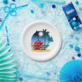 マンガのキャンパー ペーパープレート (パーティー)