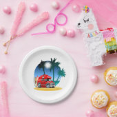 マンガのキャンパー ペーパープレート (パーティー)