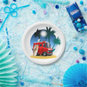 マンガのキャンパー ペーパープレート (パーティー)