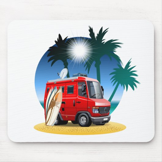 マンガのキャンパー マウスパッド (正面)