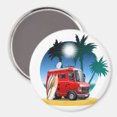 マンガのキャンパー マグネット (正面/裏面)