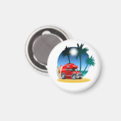 マンガのキャンパー マグネット (正面/裏面)