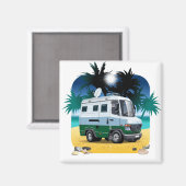 マンガのキャンパー マグネット (正面/裏面)