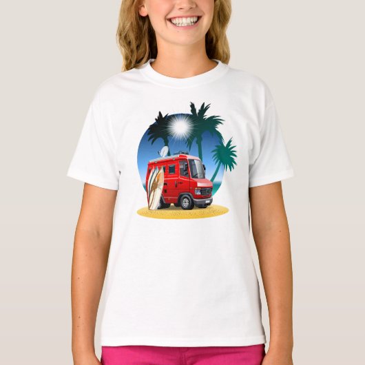 マンガのキャンパー Tシャツ (正面)