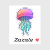 マンガのクラゲ シール (シート)