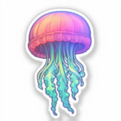 マンガのクラゲ シール (正面)