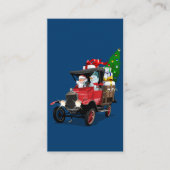 マンガのクリスマストラック エンクロージャーカード (正面)